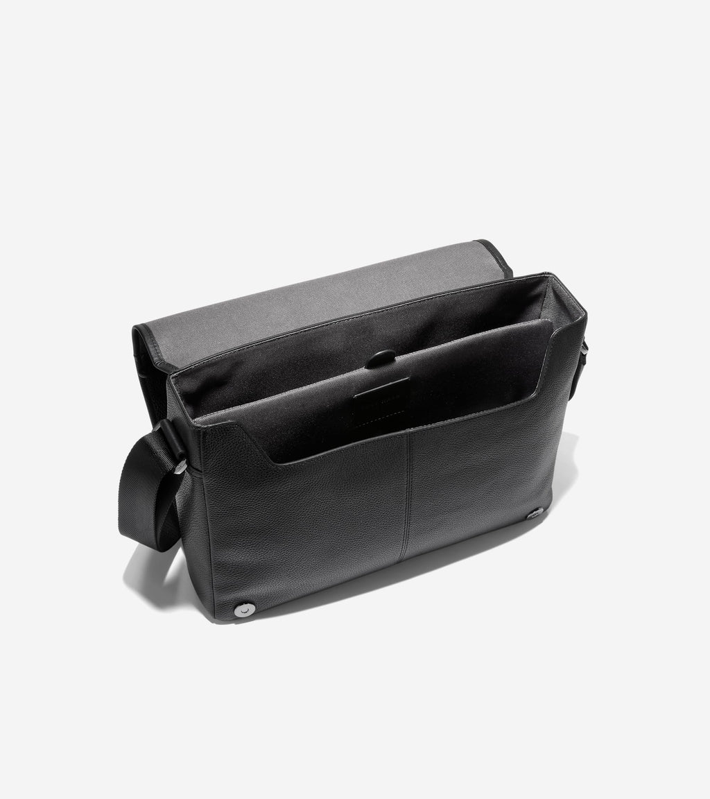 Men's Damon Messenger Bag-Black
