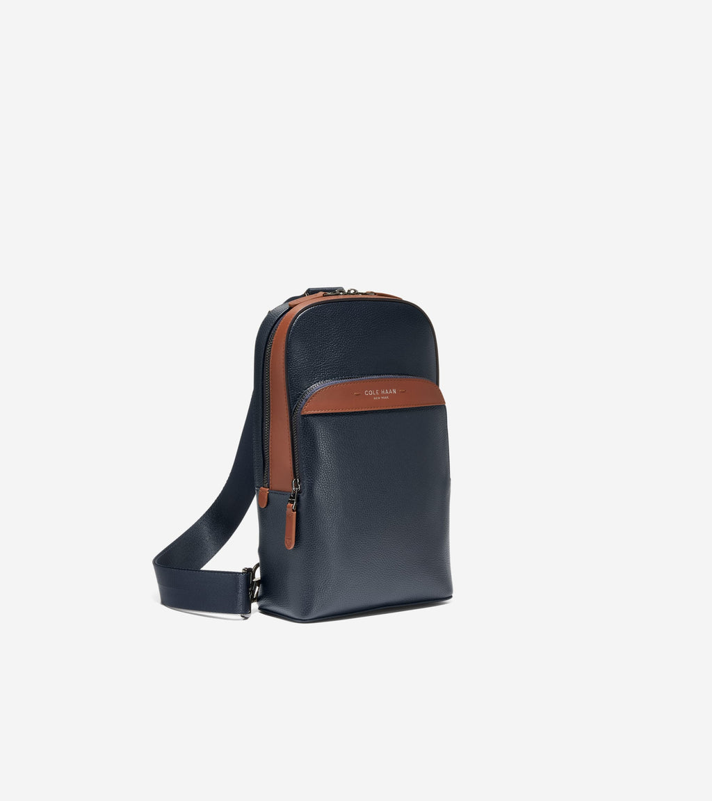 cole haan mini leather backpack sling Men's Damon Sling Bag