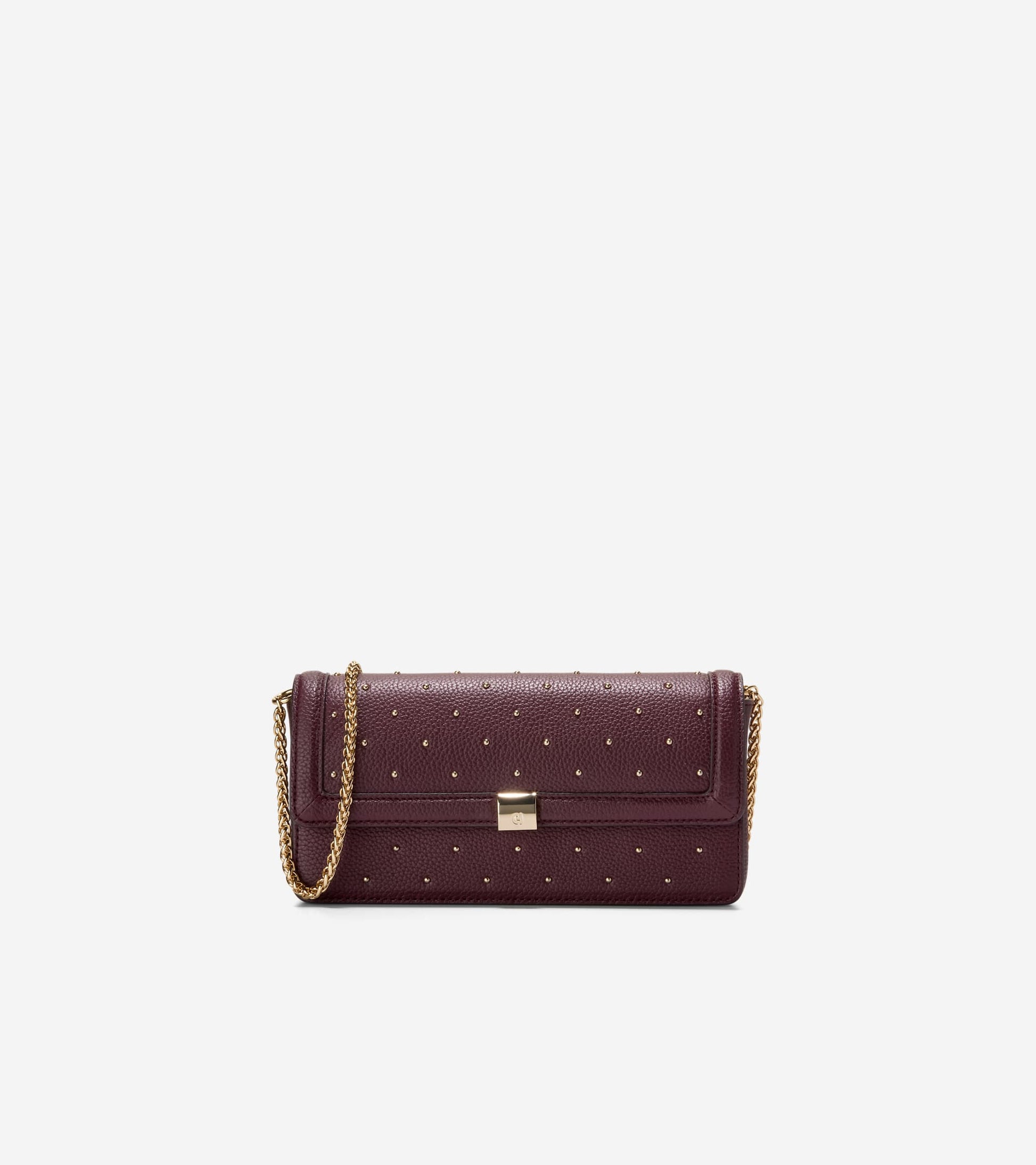 Daniella Chain Wallet-Black Garnet