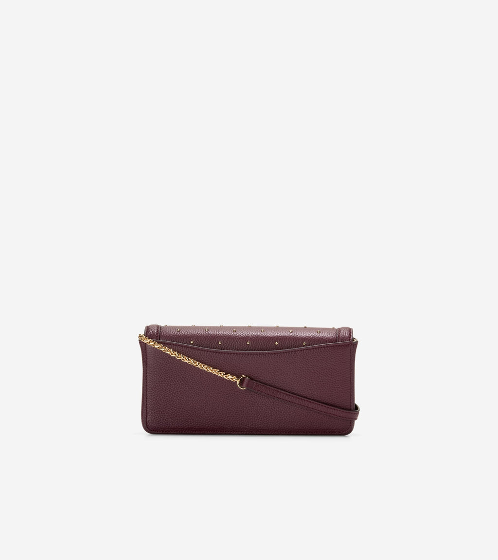 Daniella Chain Wallet-Black Garnet