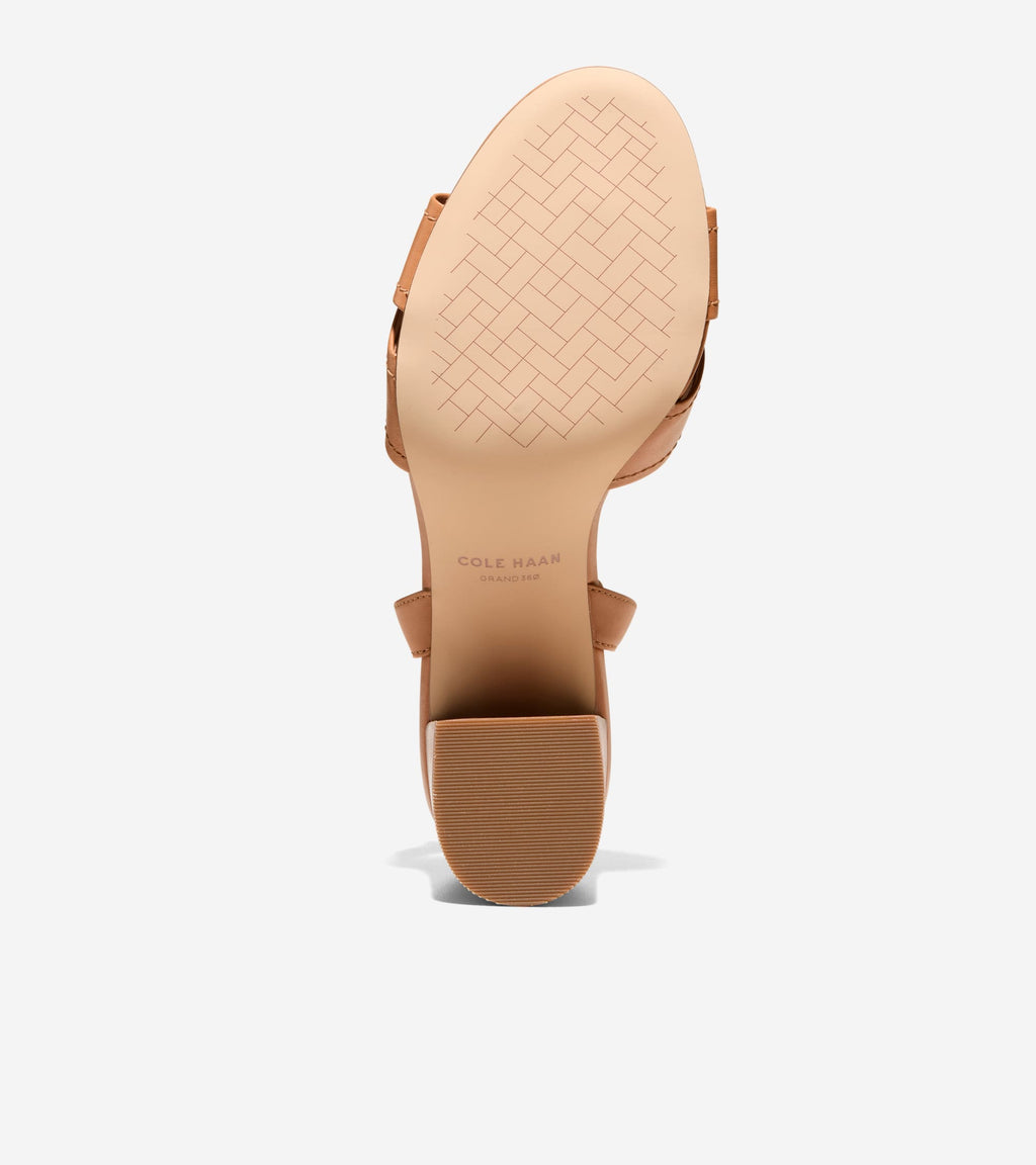 Women's Darlene Sandals-Dark Caramel-Stacked Heel