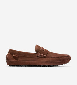 Men's Davies Grand Penny Driving Shoes-Chestnut-Nicotine