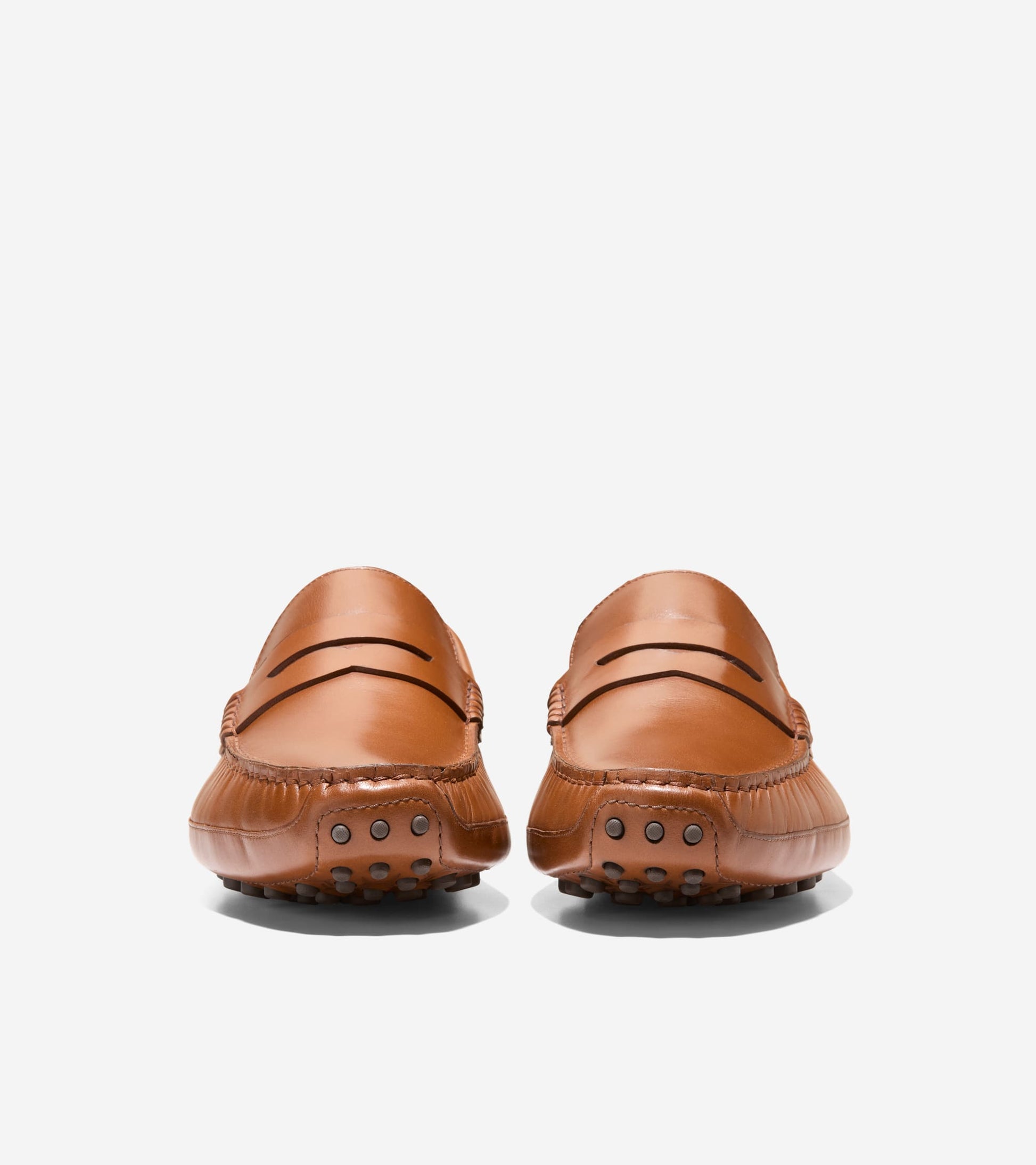 Men's Davies Grand Penny Driving Shoes-British Tan-Java