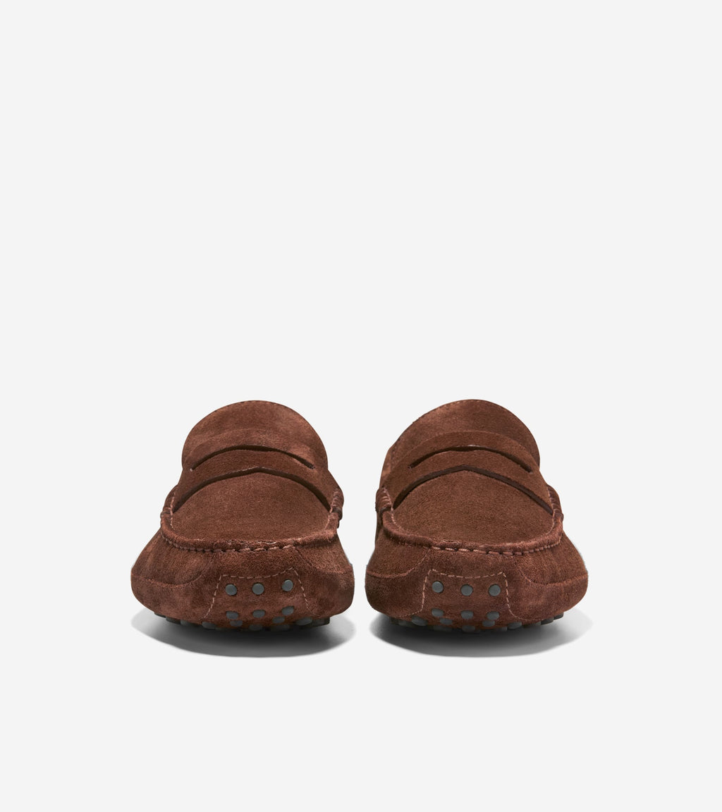 Men's Davies Grand Penny Driving Shoes-Chestnut-Nicotine