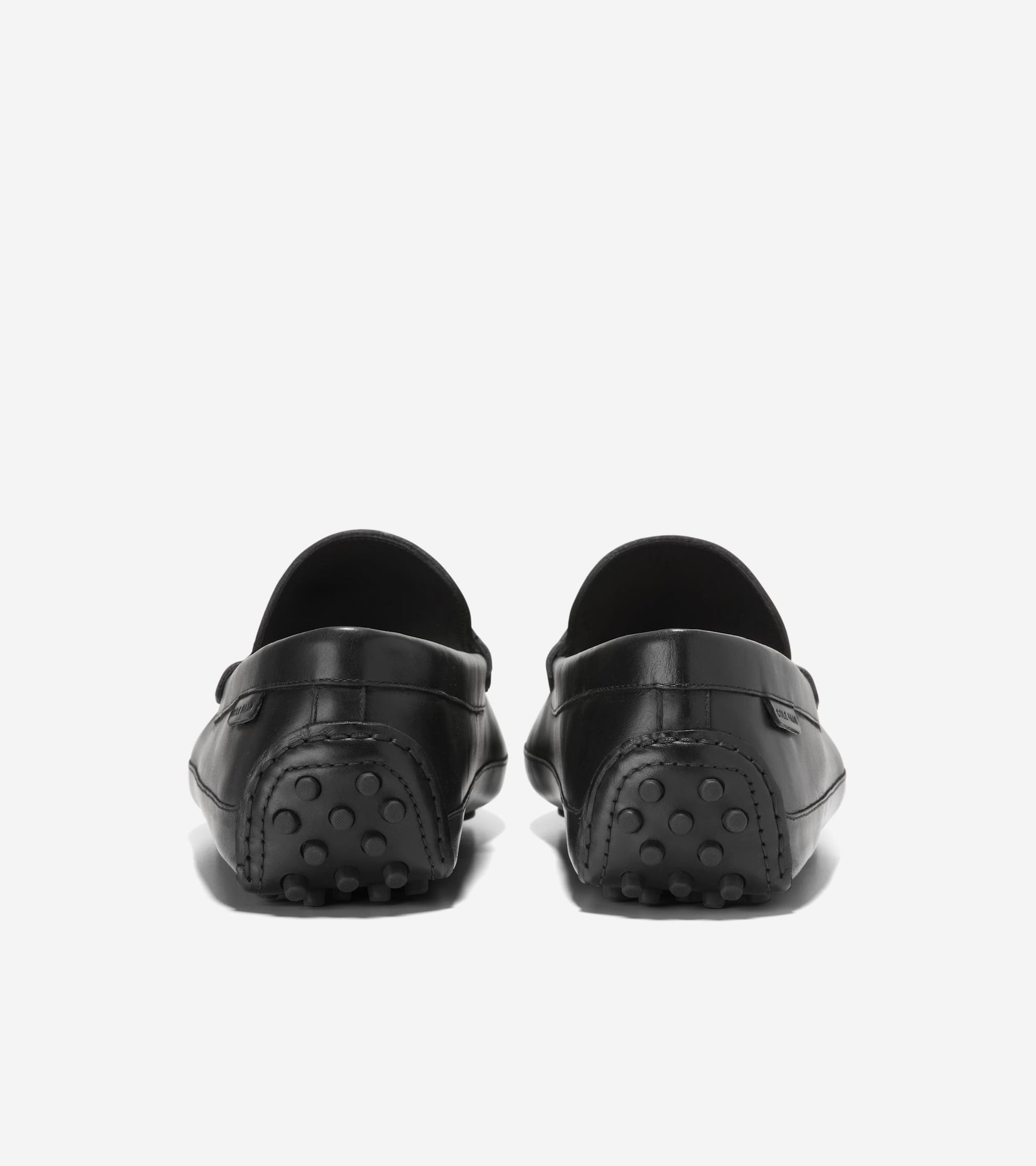 Men's Davies Grand Penny Driving Loafers-Black