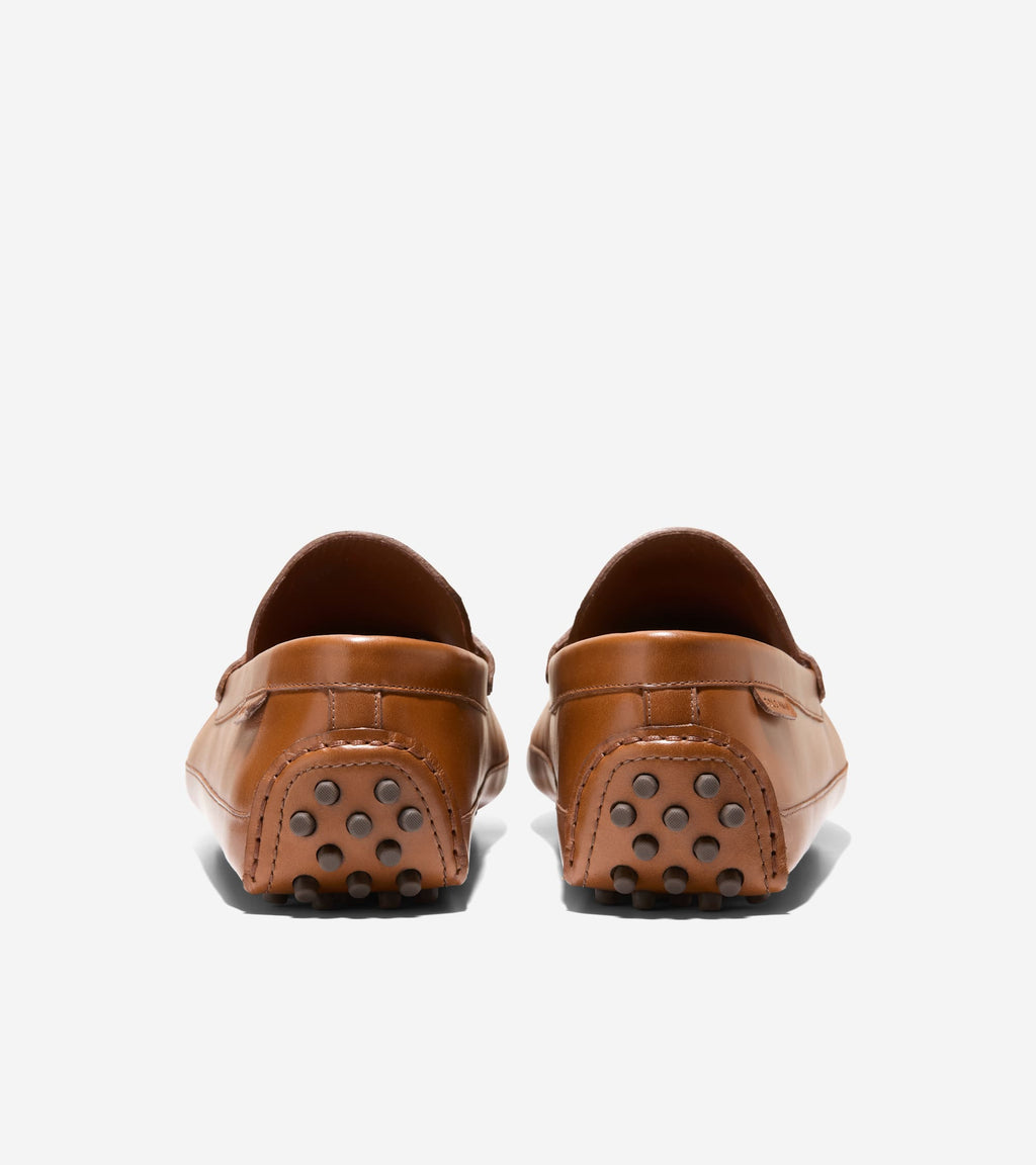 Men's Davies Grand Penny Driving Shoes-British Tan-Java