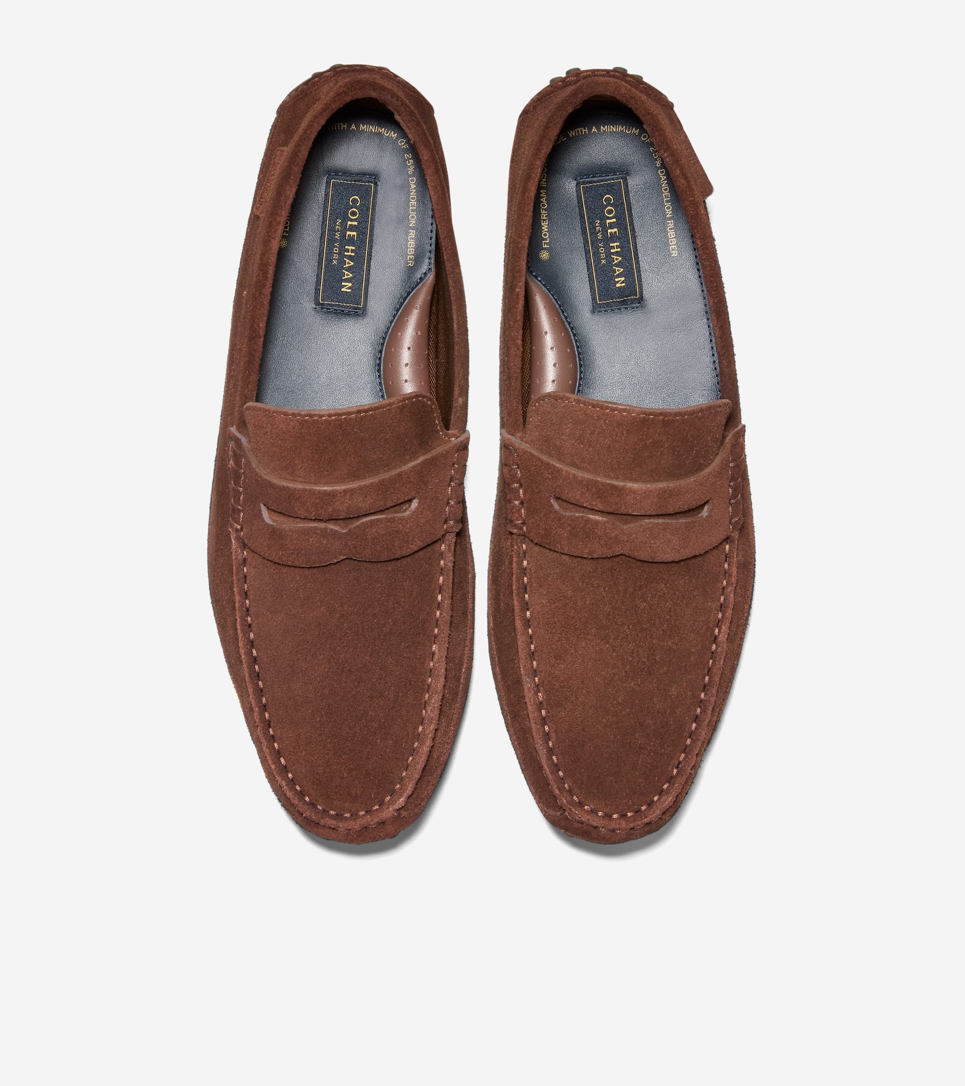 Men's Davies Grand Penny Driving Shoes-Chestnut-Nicotine