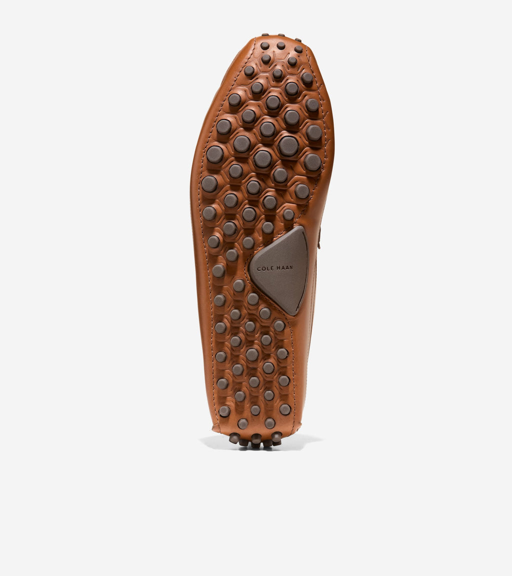 Men's Davies Grand Penny Driving Shoes-British Tan-Java
