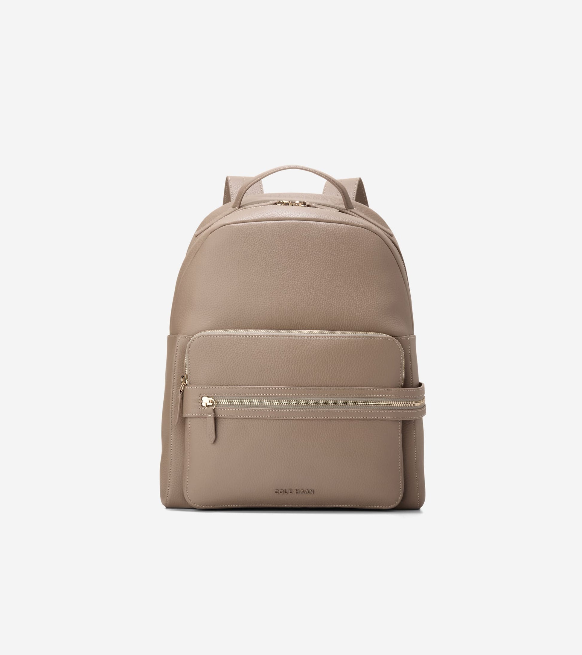Women's Davis Leather Backpack-Irish Coffee