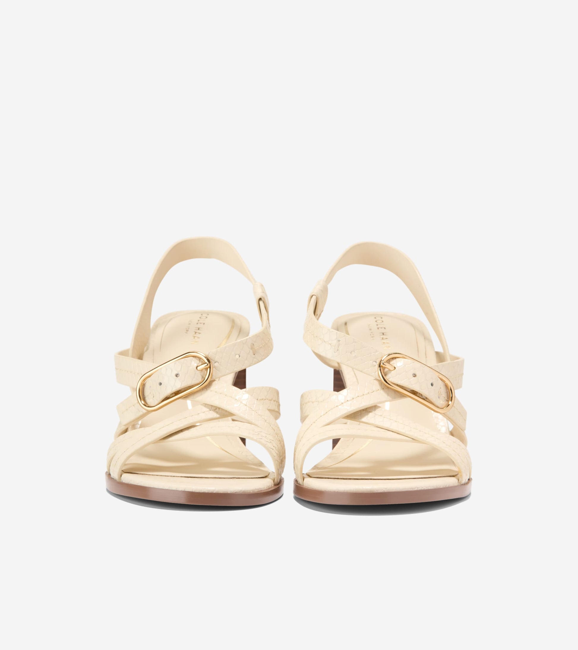 Women's Dillon Heeled Strappy Sandals-Vanilla Snake Print