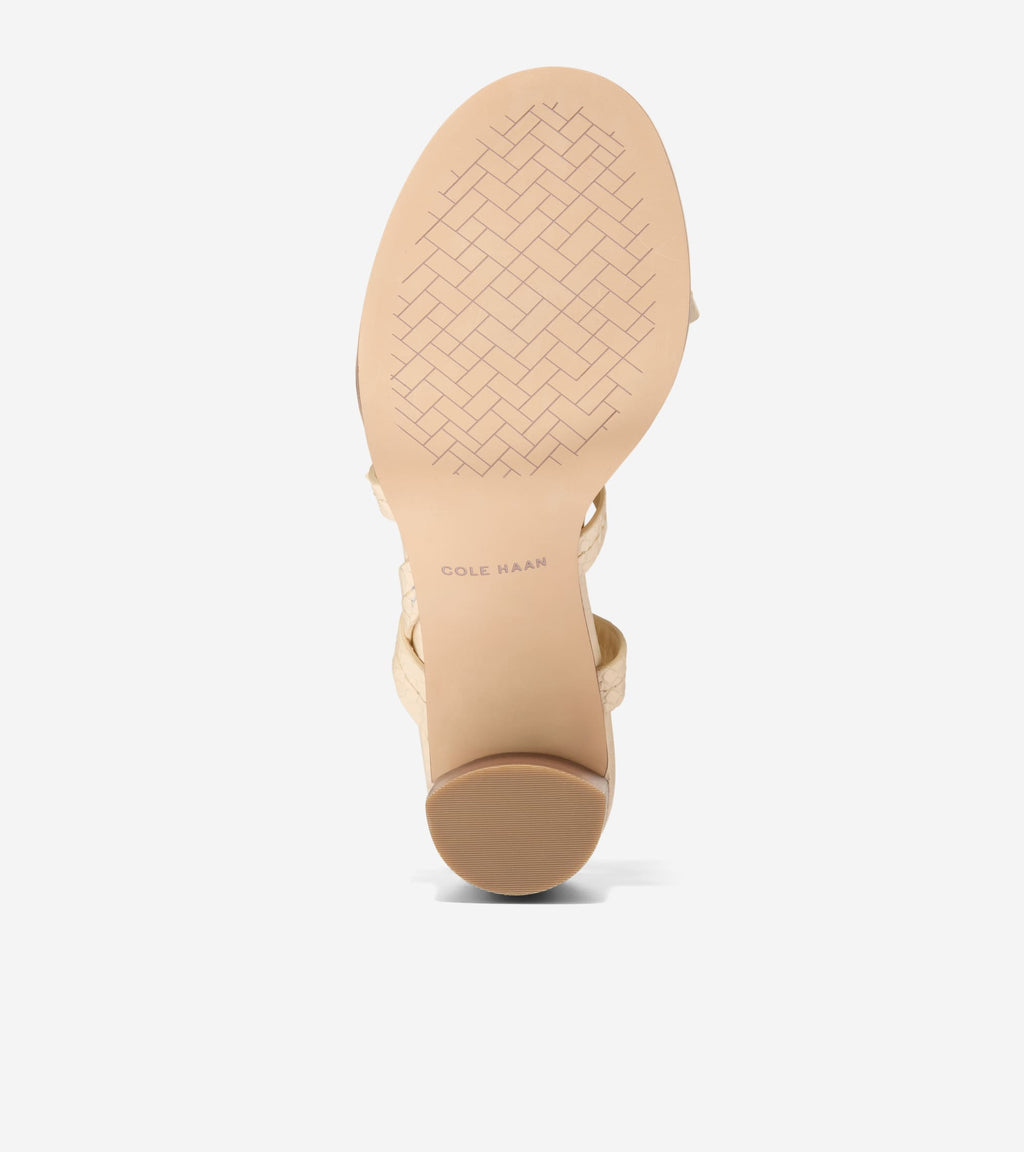 Women's Dillon Heeled Strappy Sandals-Vanilla Snake Print
