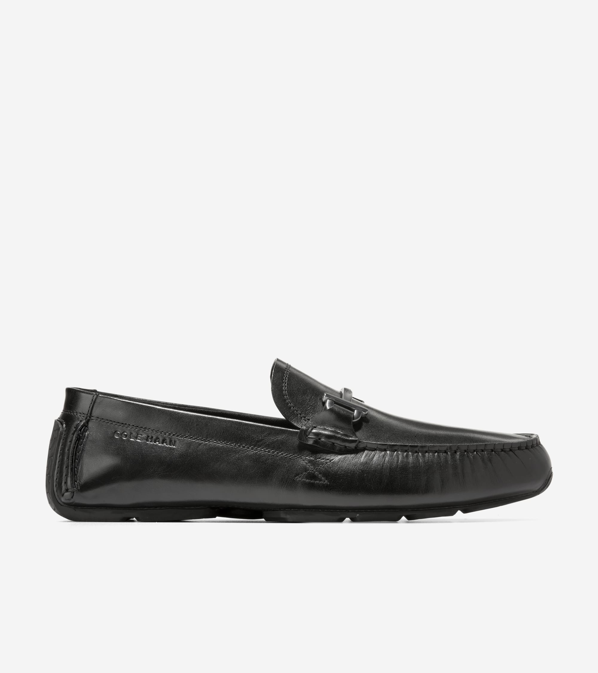 Men's Donohue Grand Bit Driving Loafers in Black | Cole Haan