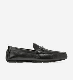 Men's Donohue Grand Bit Driving Loafers-Black