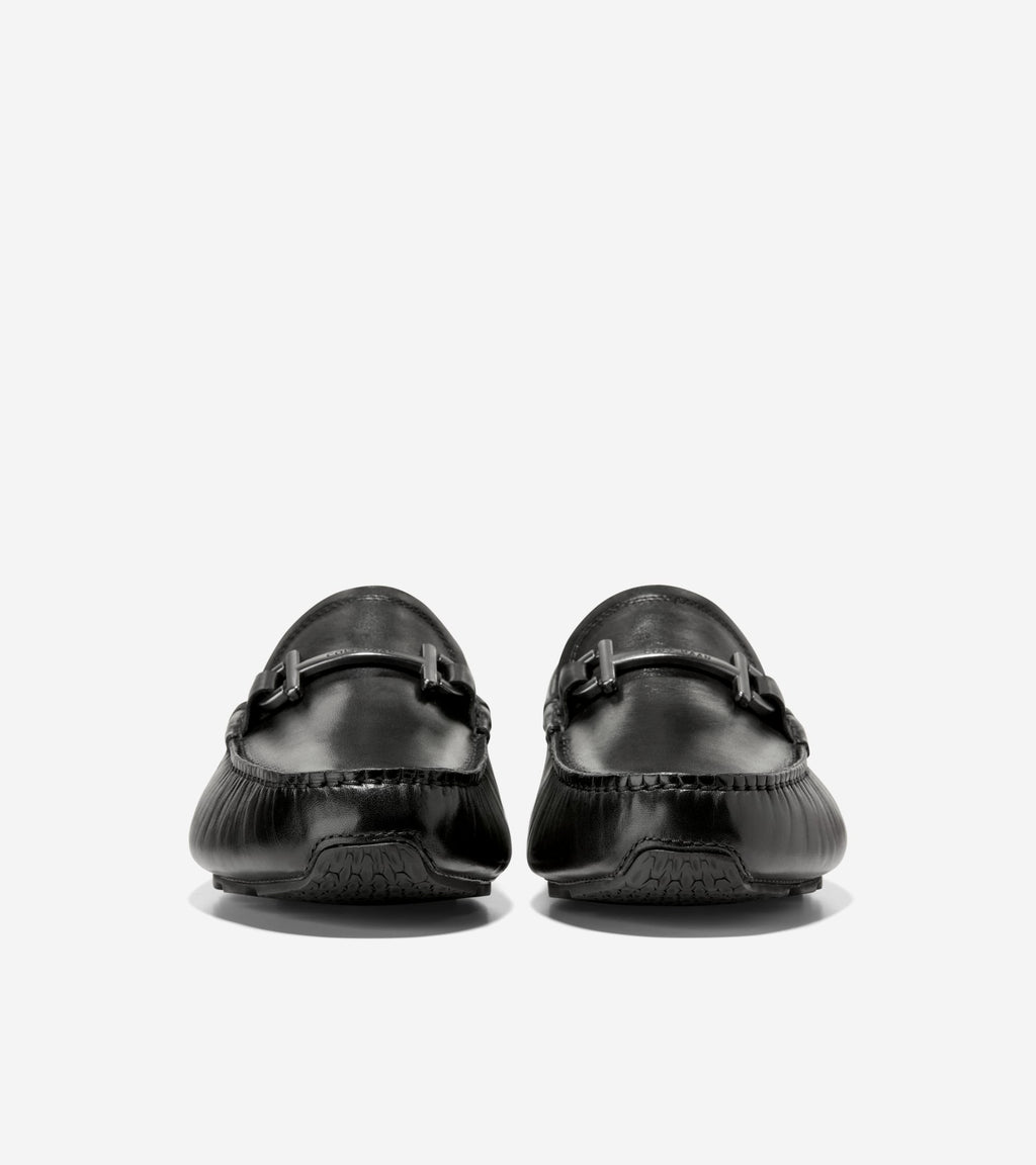 Men's Donohue Grand Bit Driving Loafers-Black