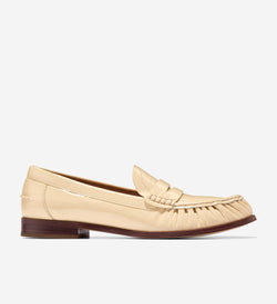 Women's Dreya Penny Loafers-Marzipan Crinkle Patent Leather
