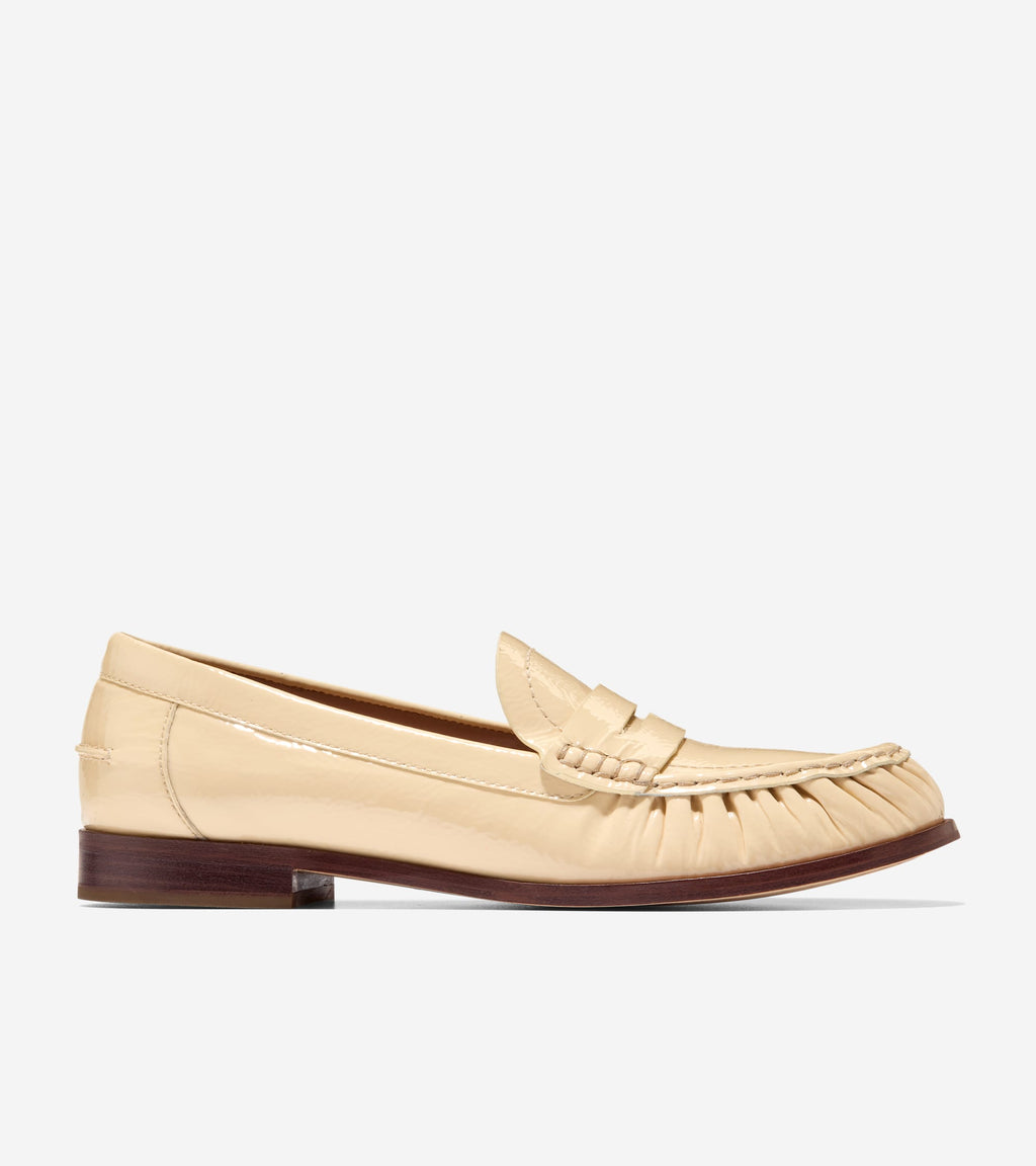 Women's Dreya Penny Loafers-Marzipan Crinkle Patent Leather