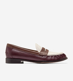 Women's Dreya Penny Loafers-Bloodstone-Fondue Fudge-Ivory