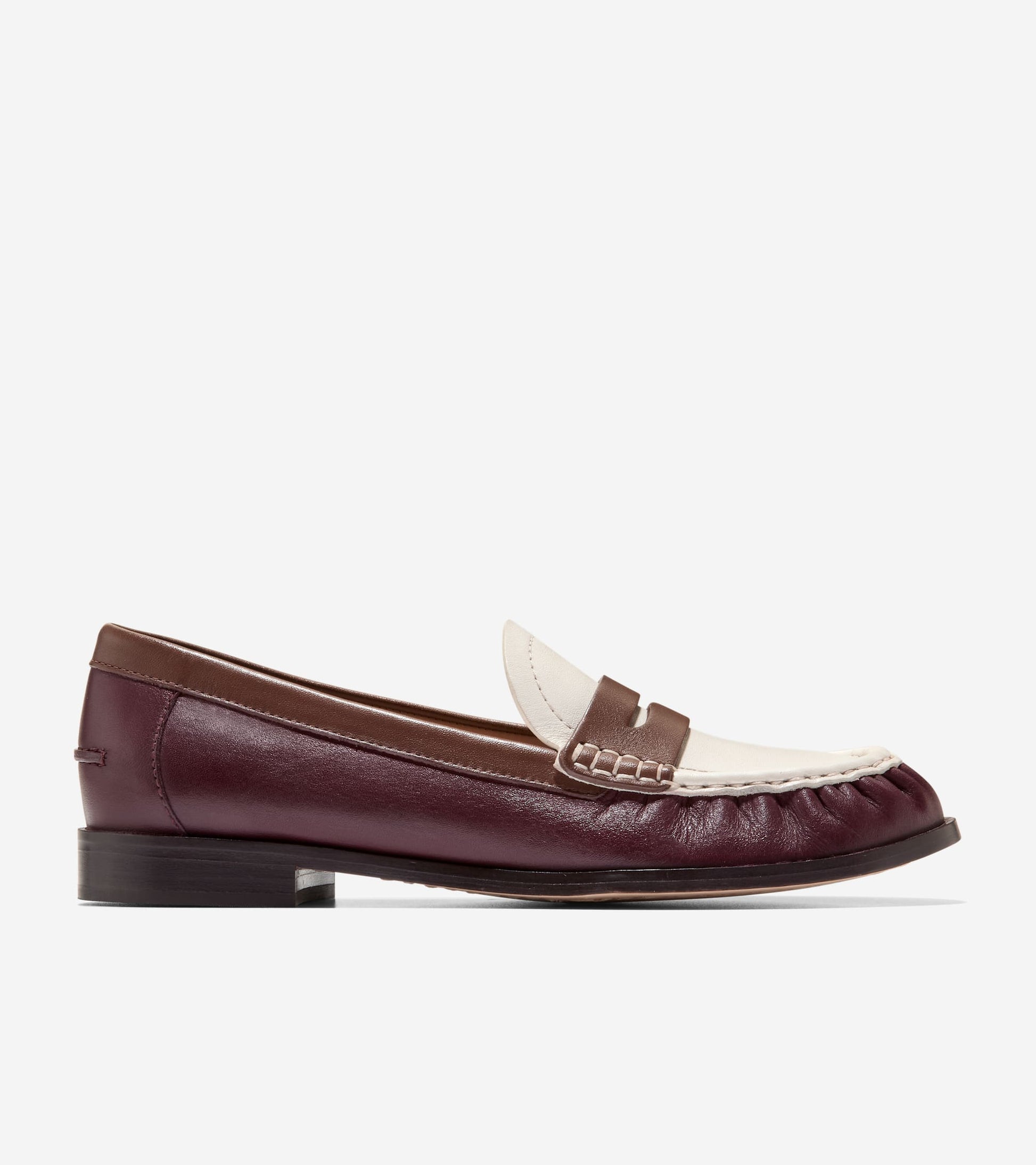 Women's Dreya Penny Loafers-Bloodstone-Fondue Fudge-Ivory