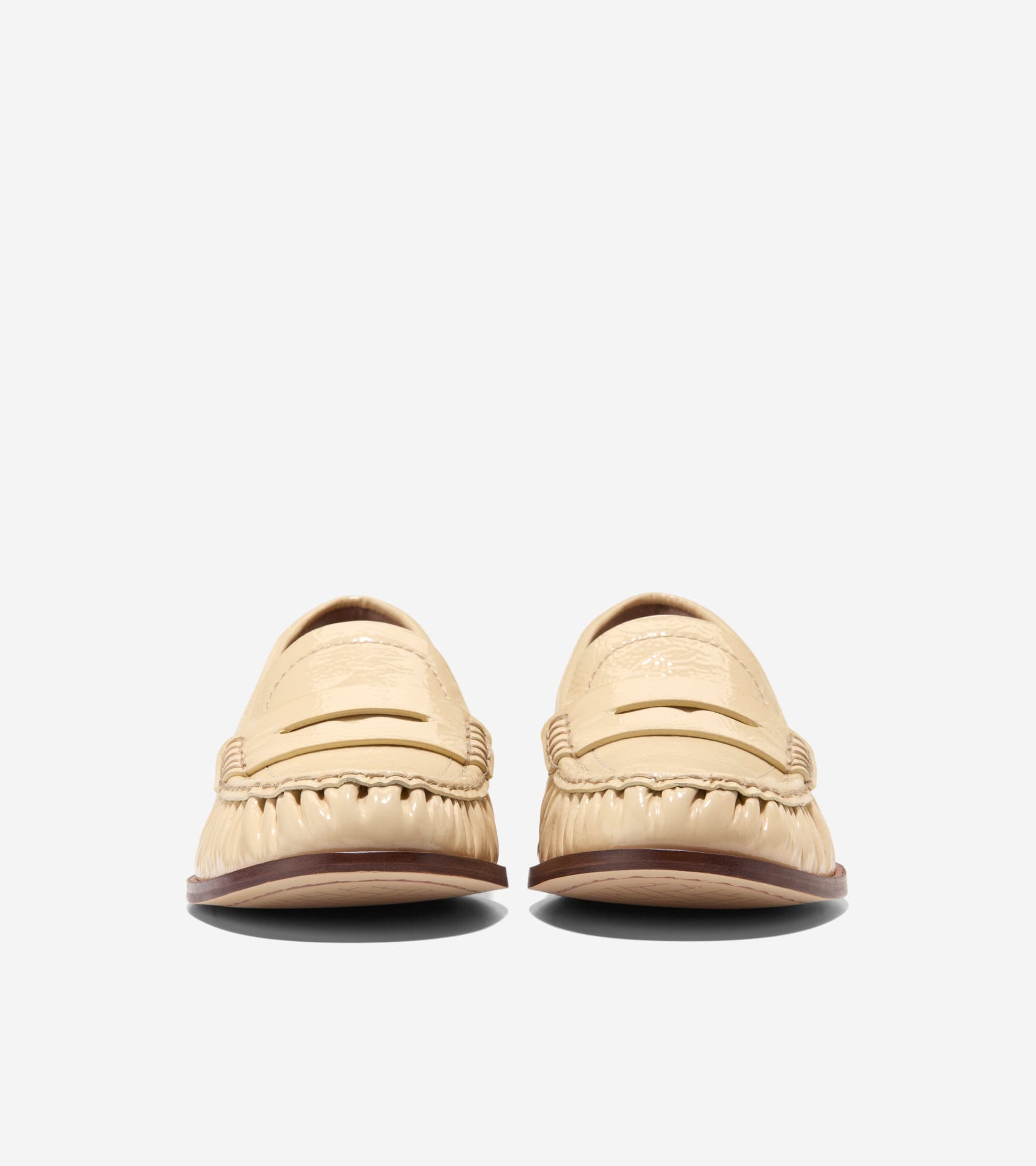 Women's Dreya Penny Loafers-Marzipan Crinkle Patent Leather