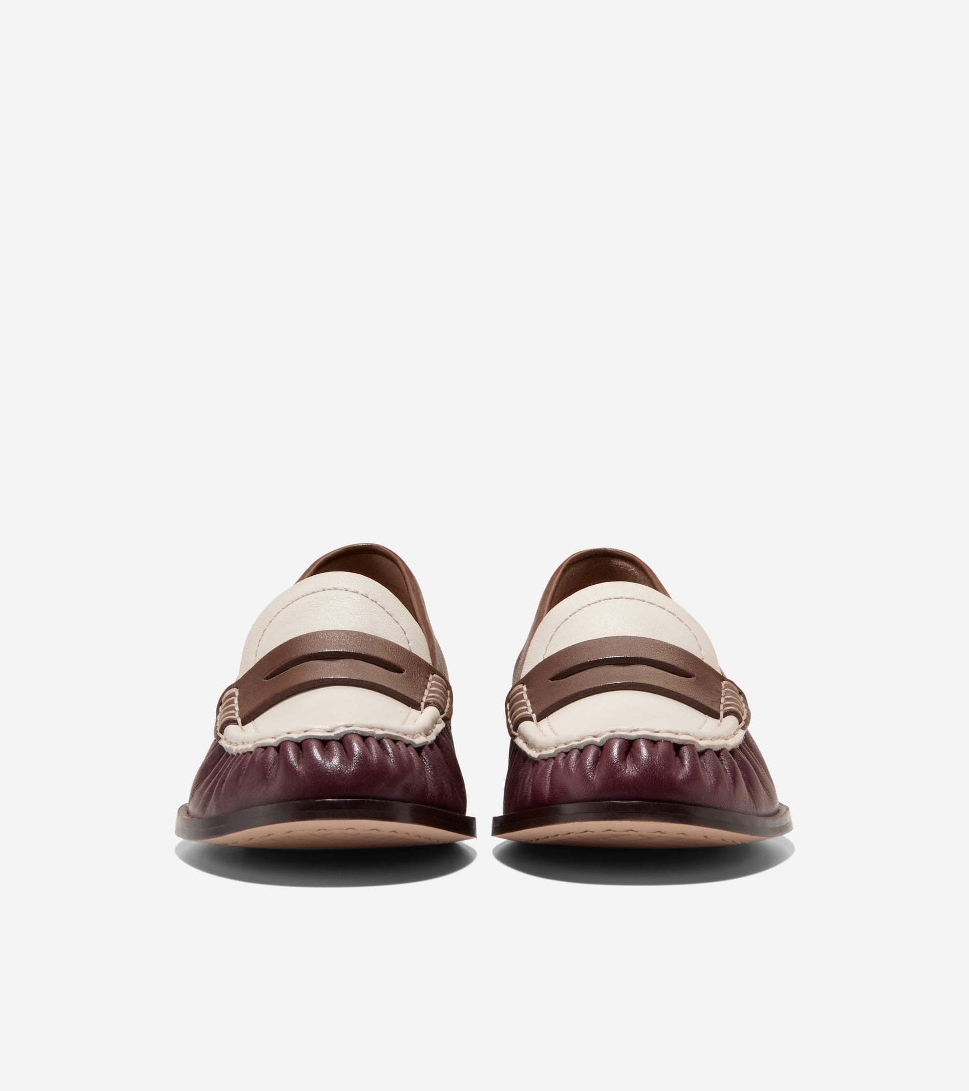 Women's Dreya Penny Loafers-Bloodstone-Fondue Fudge-Ivory