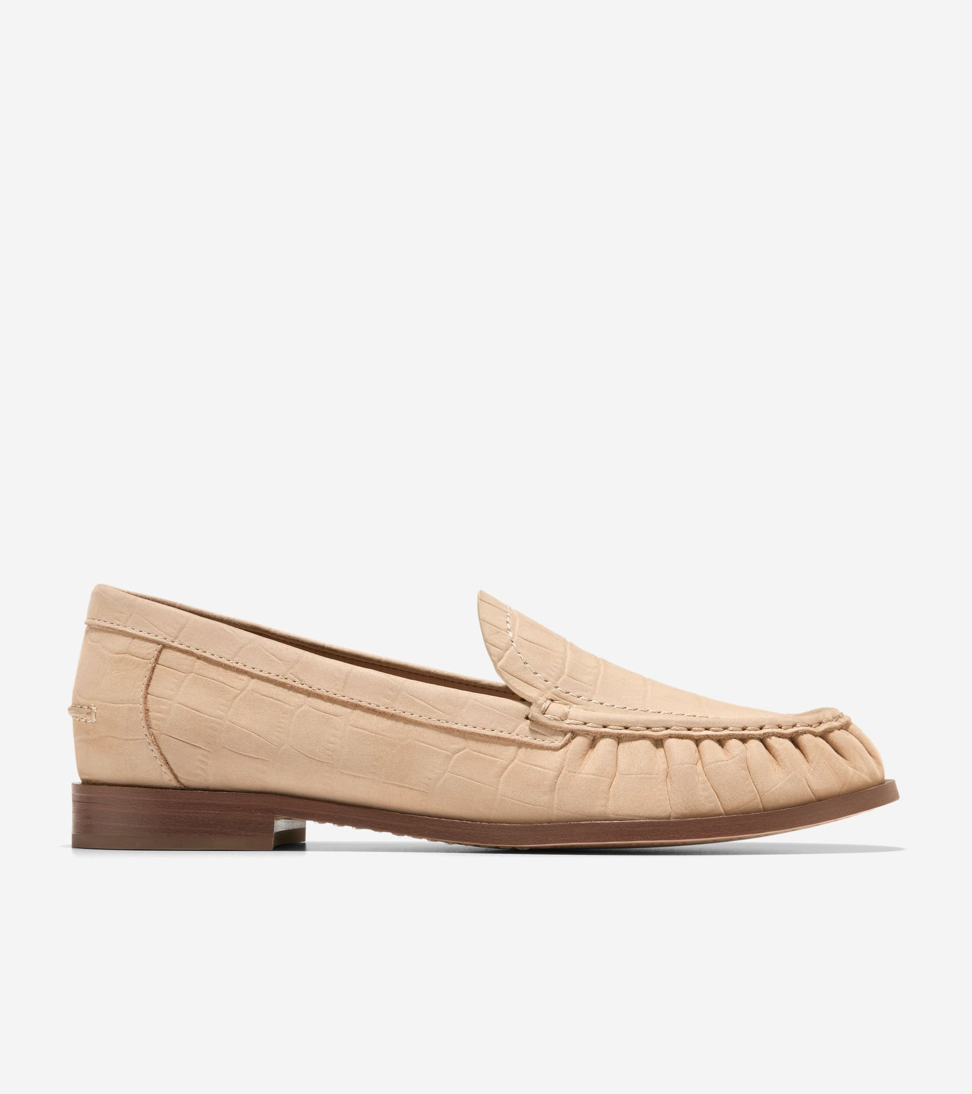 Women's Dreya Venetian Loafers-Buckwheat Croc Print