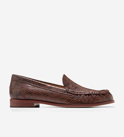 Women's Dreya Venetian Loafers-Hickory Glossy Snake Print