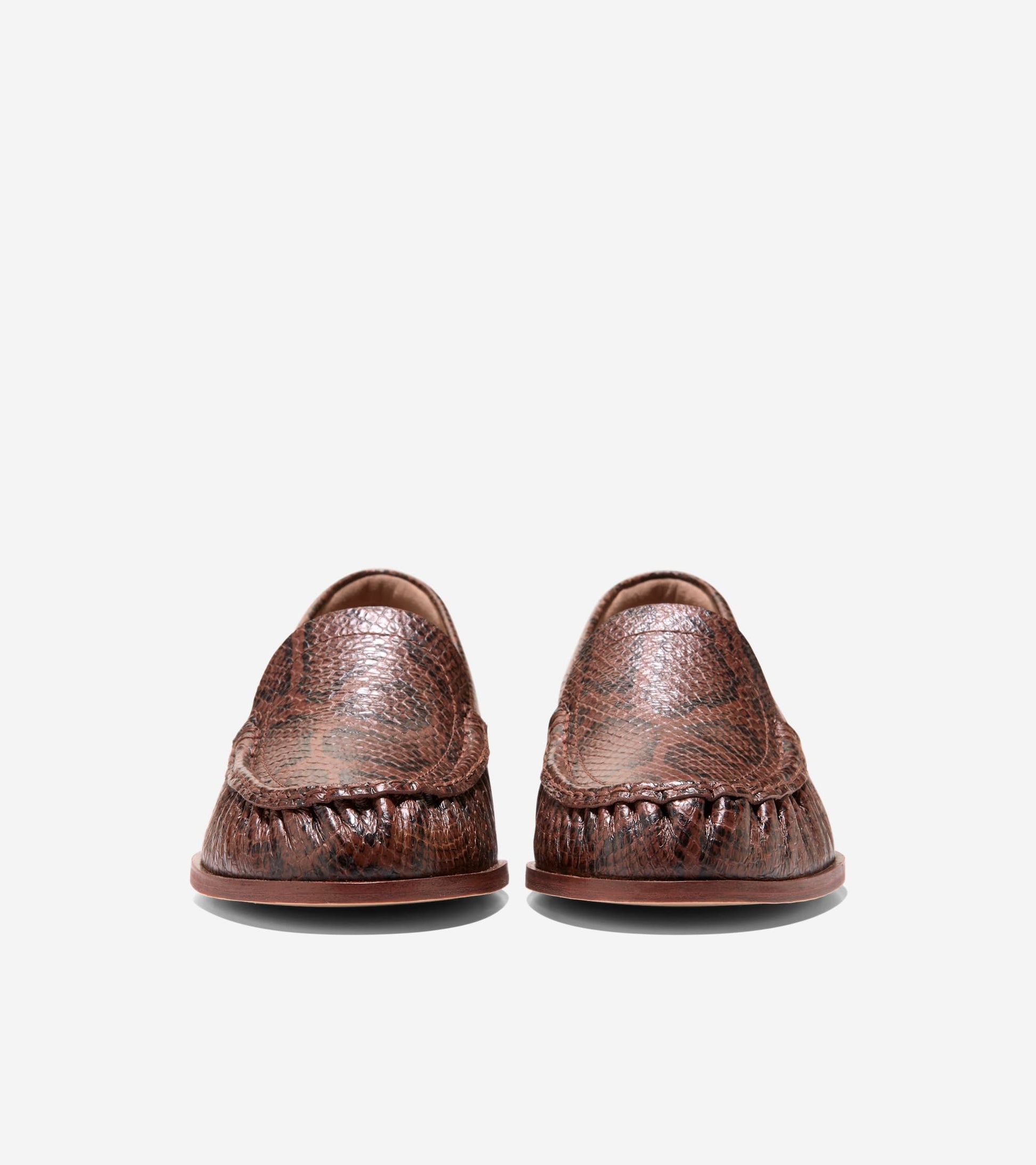 Women's Dreya Venetian Loafers-Hickory Glossy Snake Print