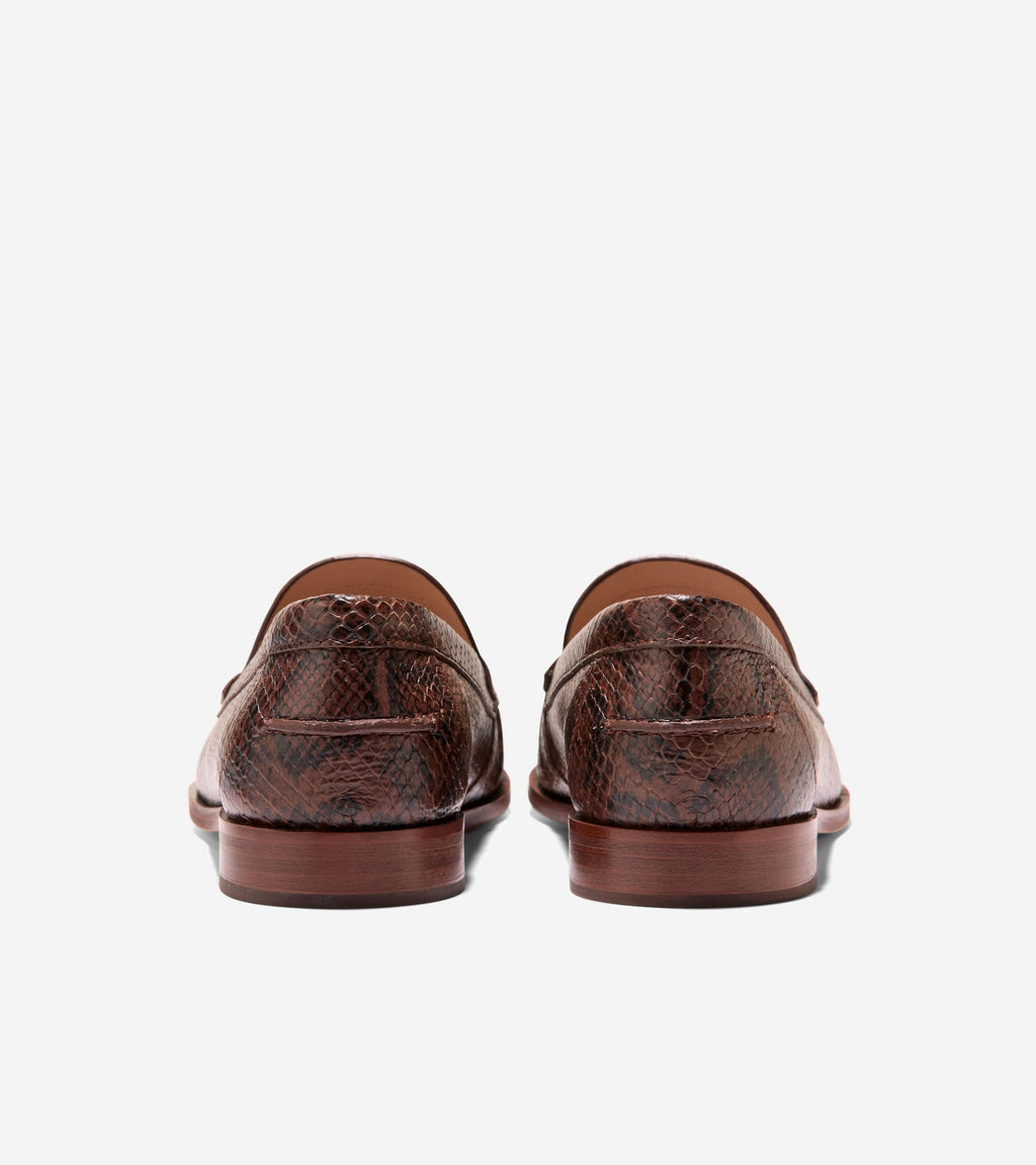 Women's Dreya Venetian Loafers-Hickory Glossy Snake Print