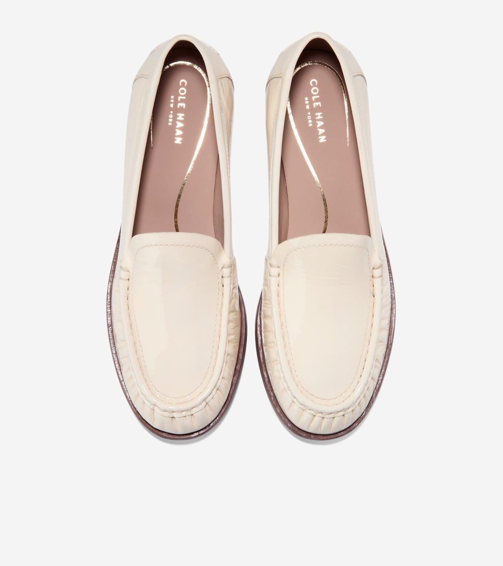 Women's Dreya Venetian Loafers-Powder Crinkle Patent