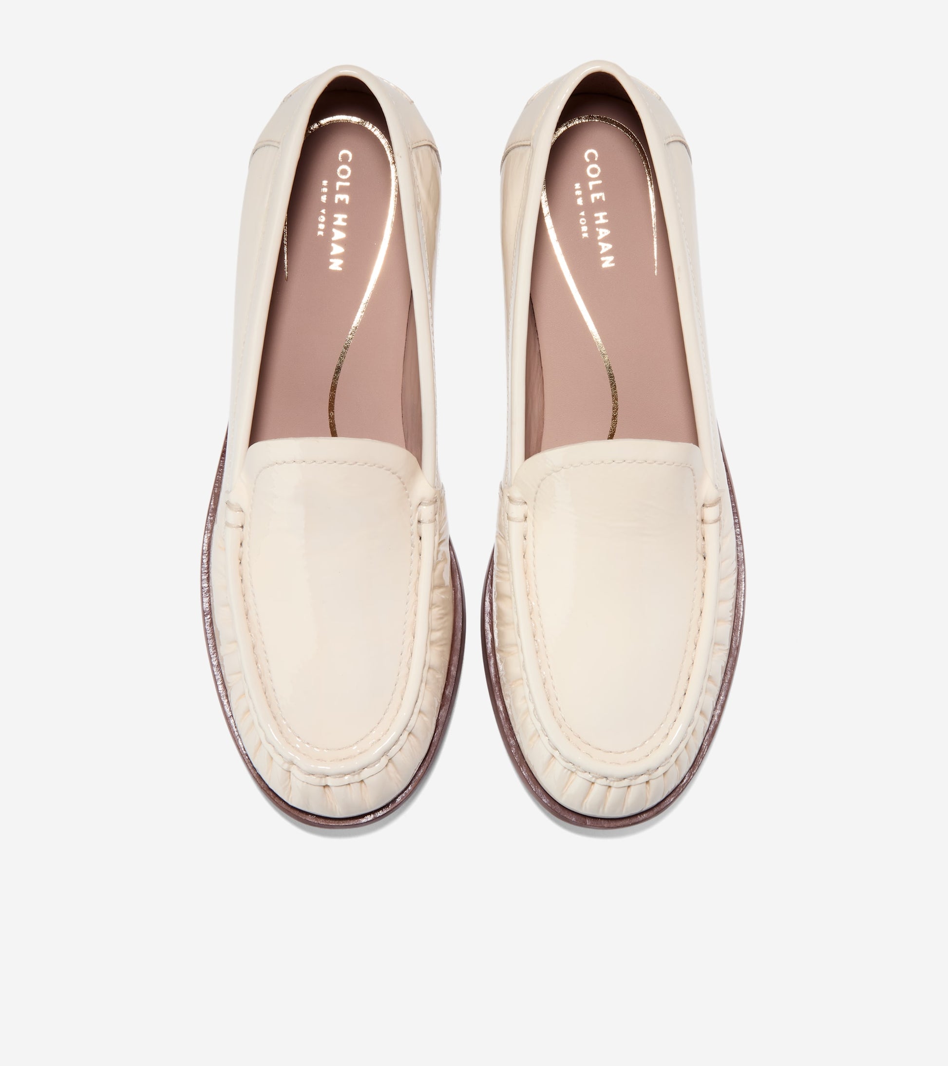 Women's Dreya Venetian Loafers-Powder Crinkle Patent