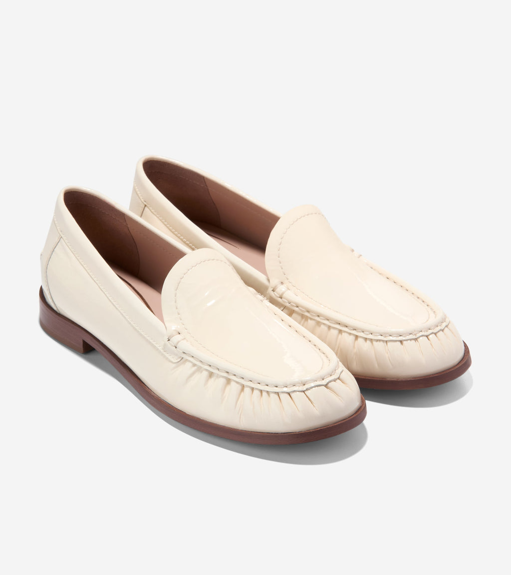 Women's Dreya Venetian Loafers-Powder Crinkle Patent