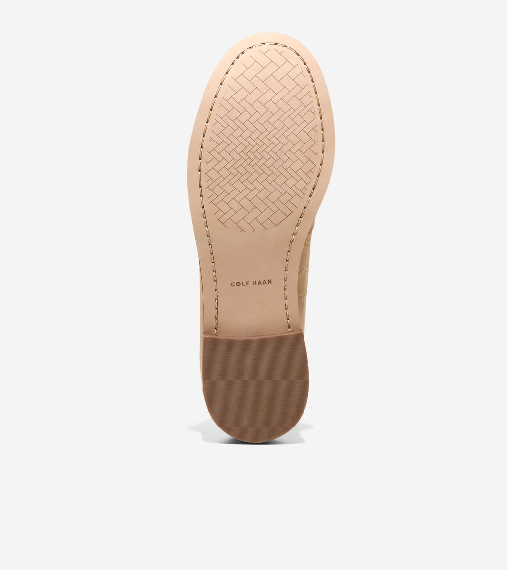 Women's Dreya Venetian Loafers-Buckwheat Croc Print