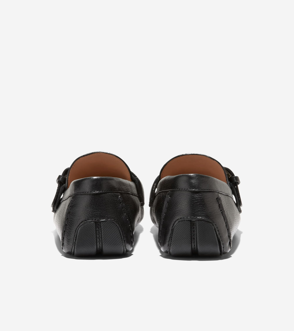Women's Eileen Buckle Drivers-Black