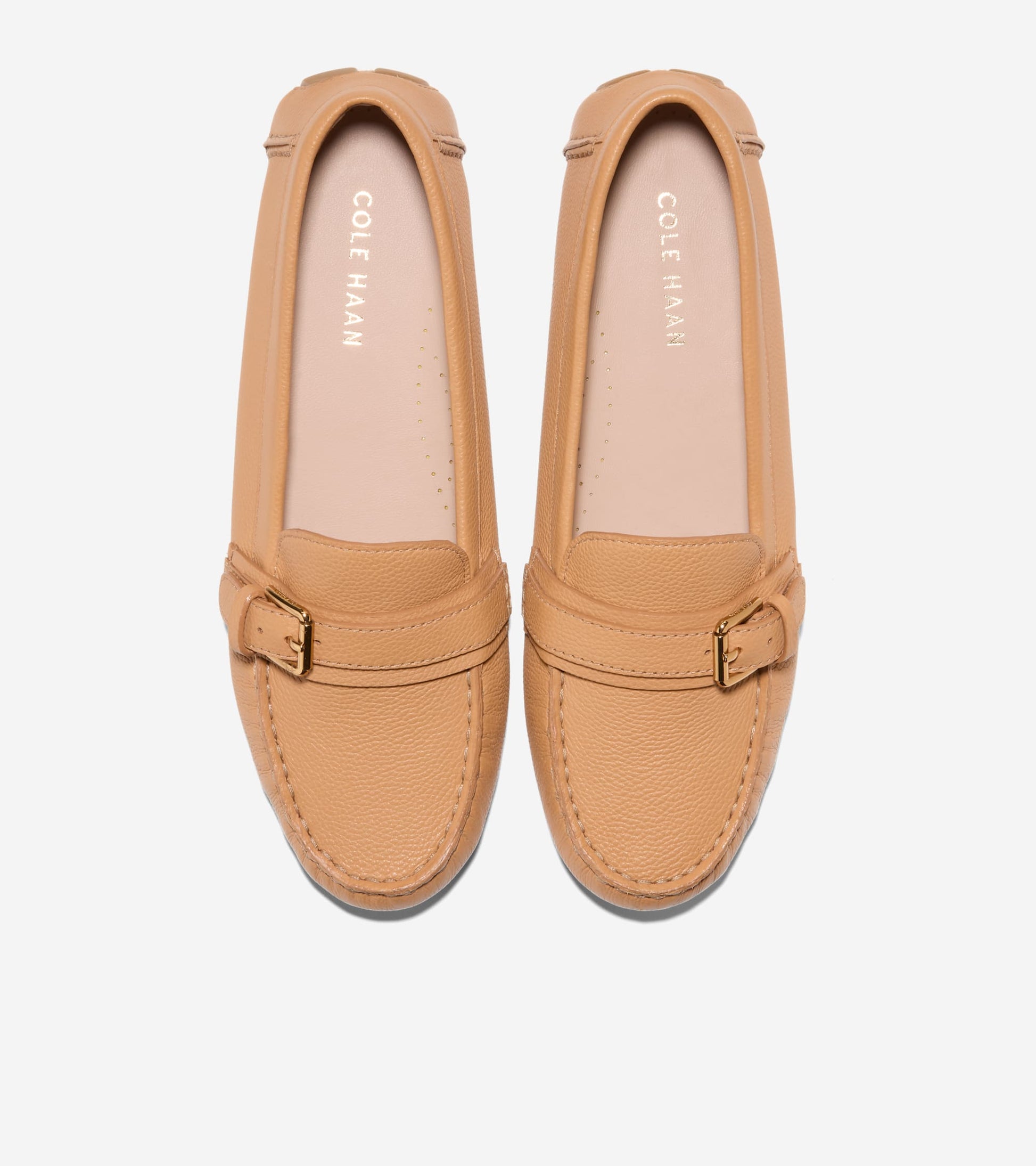 Women's Eileen Buckle Drivers-Biscuit Baby