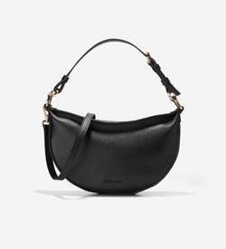 Women's Elizabeth Leather Crossbody Bag-Black