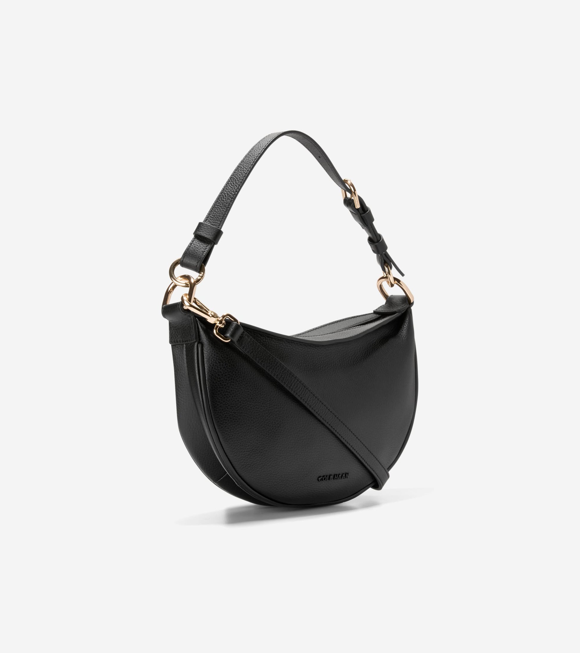 Women's Elizabeth Leather Crossbody Bag-Black