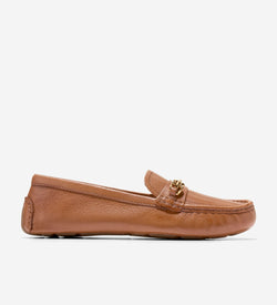 Women's Emeryn Horsebit Driving Shoes-Dark Caramel
