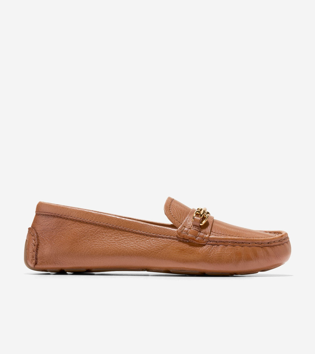 Women's Emeryn Horsebit Driving Shoes-Dark Caramel