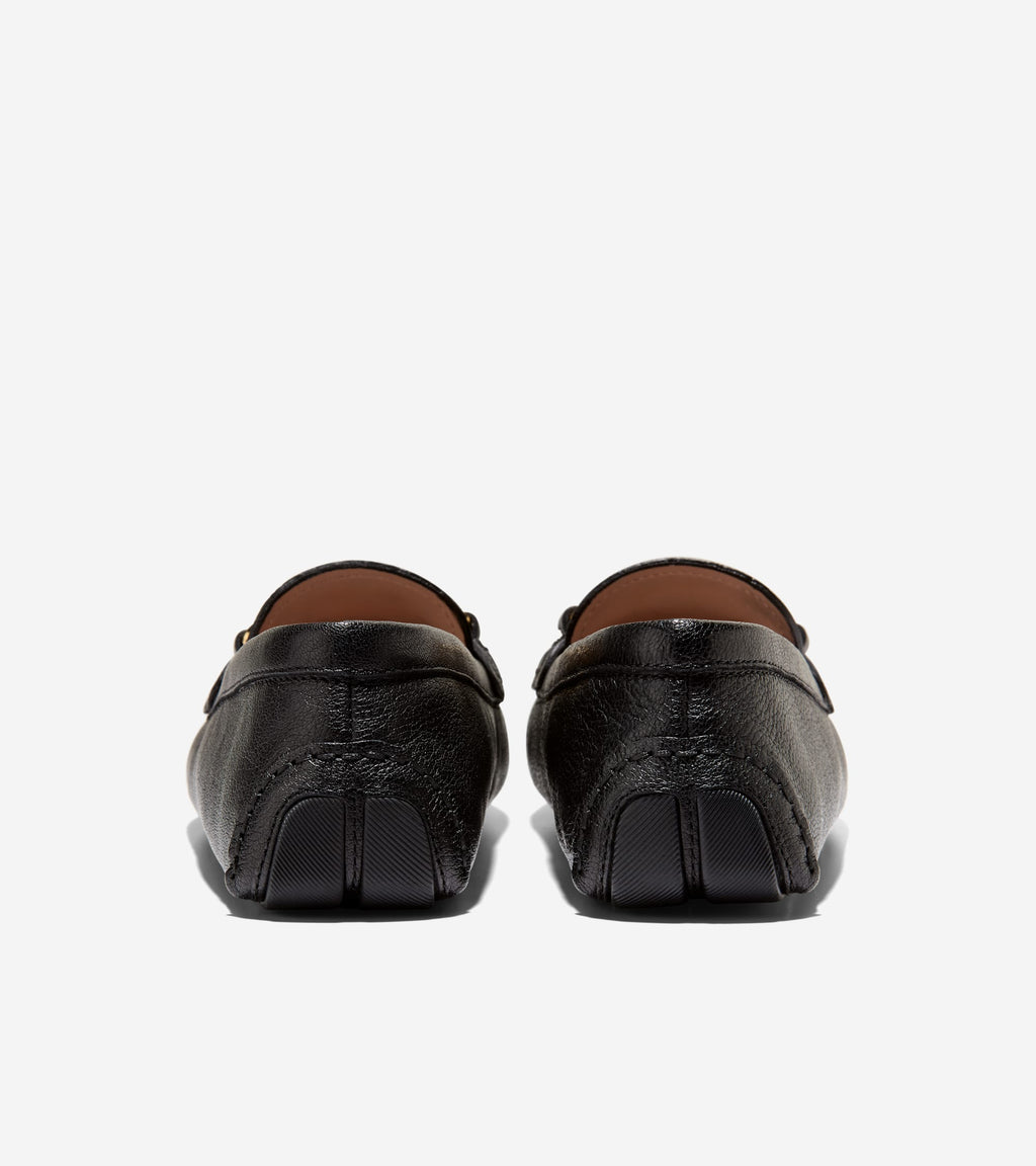 Women's Emeryn Horsebit Driving Shoes-Black