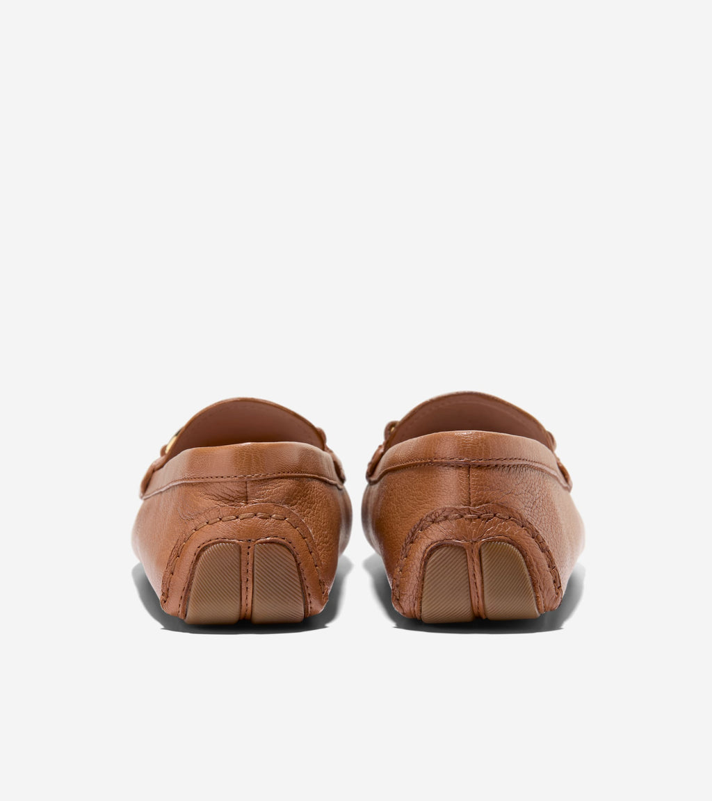 Women's Emeryn Horsebit Driving Shoes-Dark Caramel