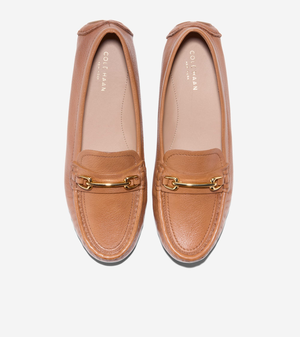 Women's Emeryn Horsebit Driving Shoes-Dark Caramel