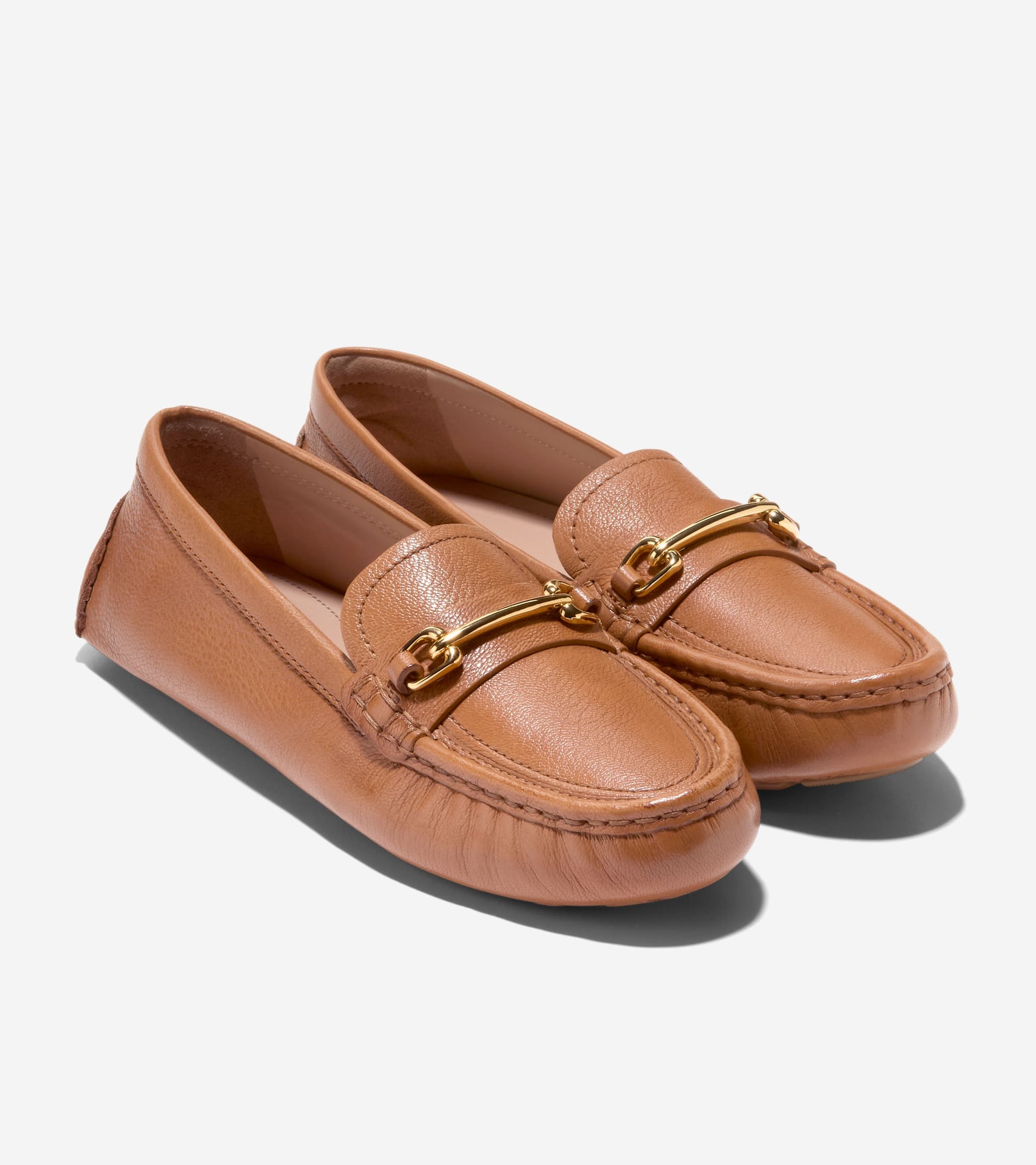 Women's Emeryn Horsebit Driving Shoes-Dark Caramel