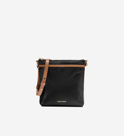 Women's Emily Nylon Crossbody-Black-Golden Honey