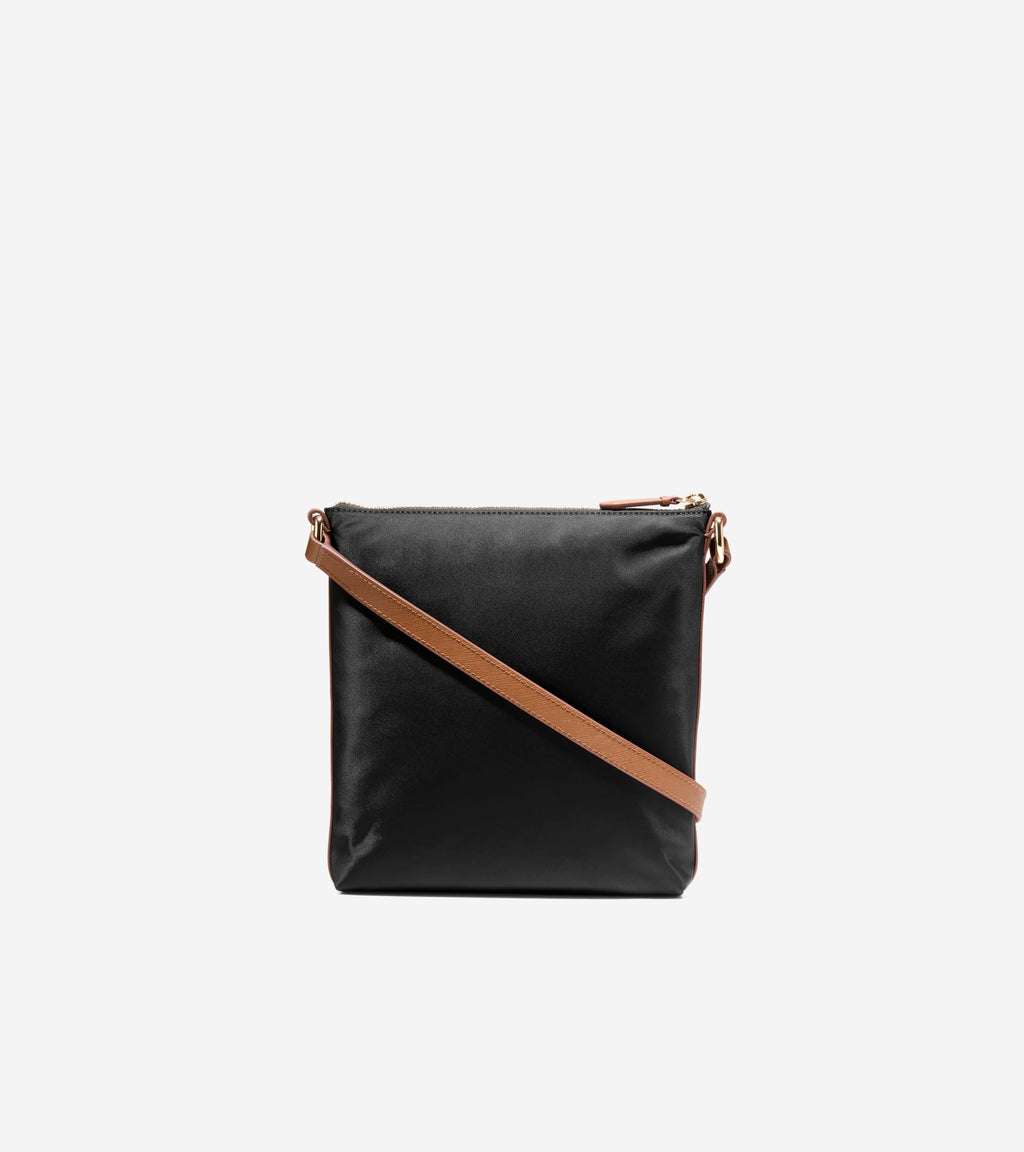 Women's Emily Nylon Crossbody-Black-Golden Honey