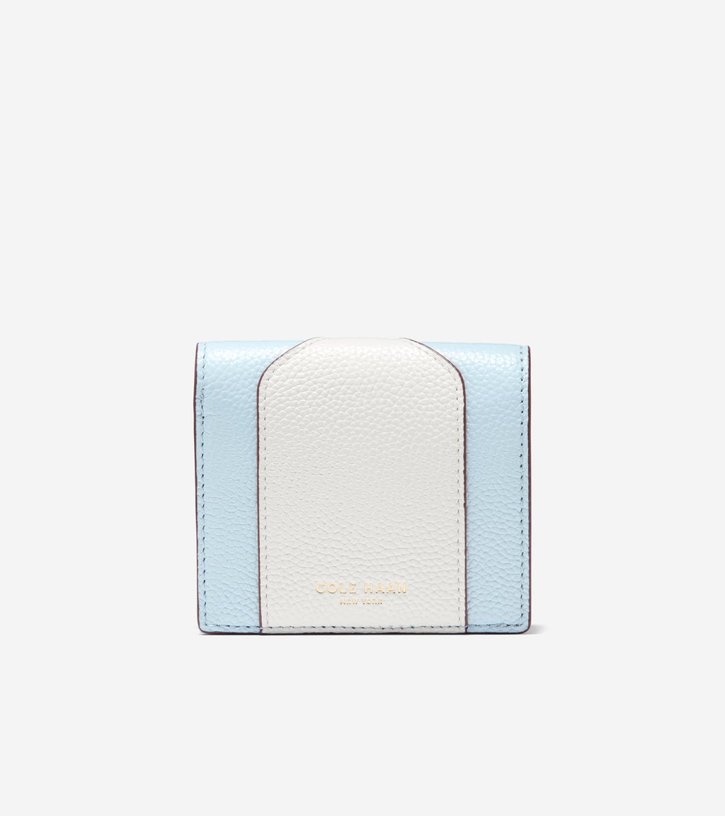 Women's Esme Bifold Wallet-Ballad Blue-Tuscan Sand-Egret