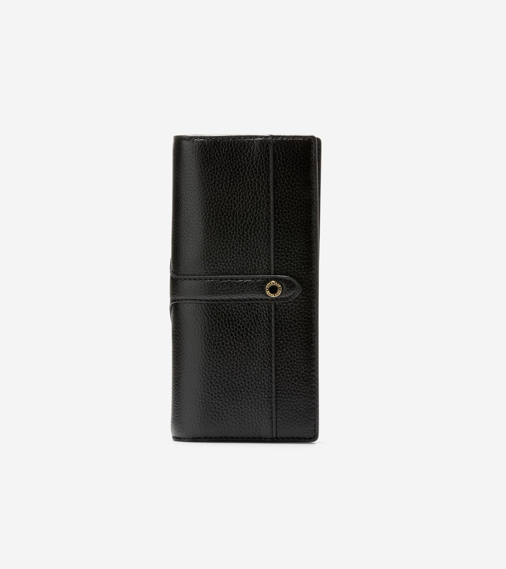 Women's Esme Vertical Wallet-Black