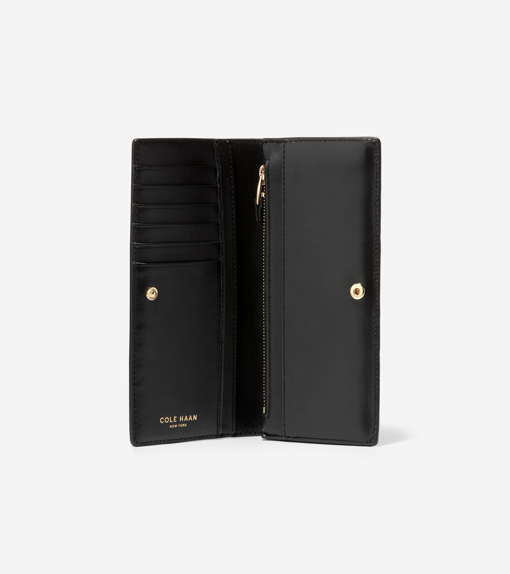 Women's Esme Vertical Wallet-Black