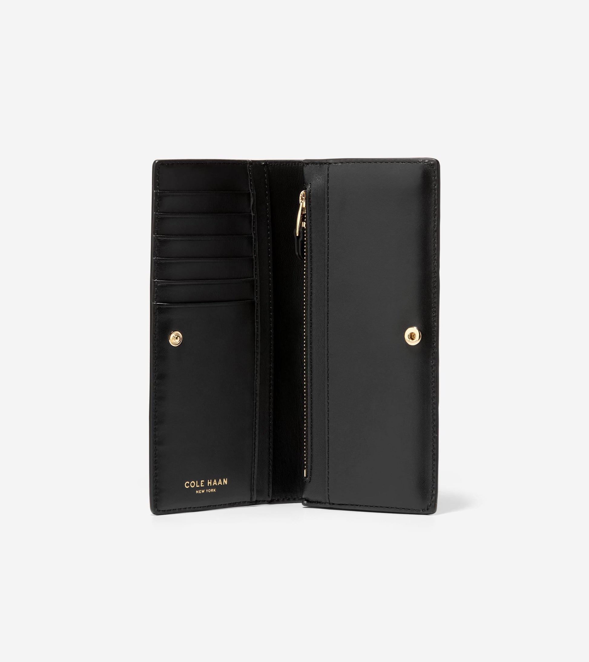 Women's Esme Vertical Wallet-Black