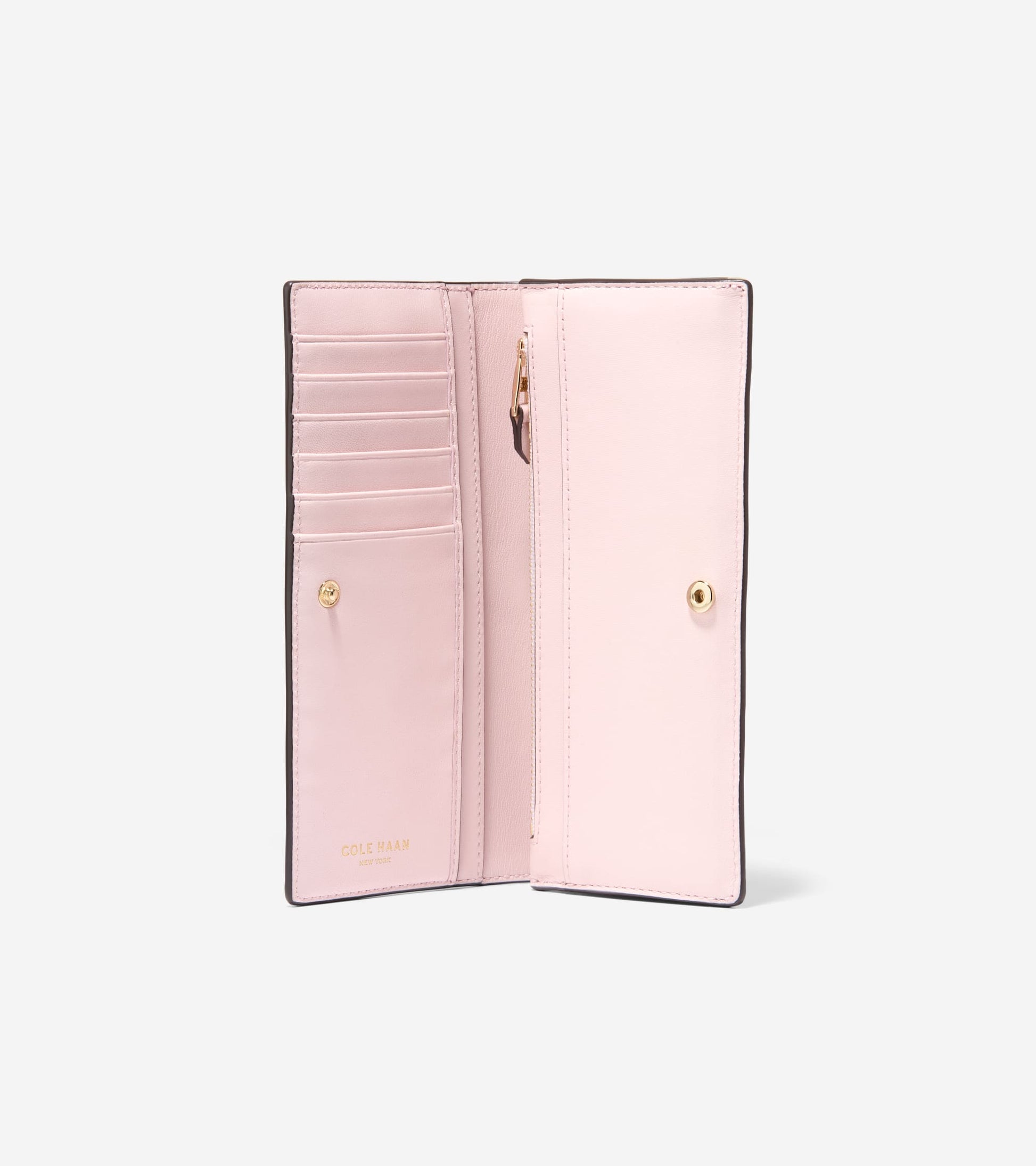 Women's Esme Vertical Wallet-Dark Cuoio-Pale Lilac