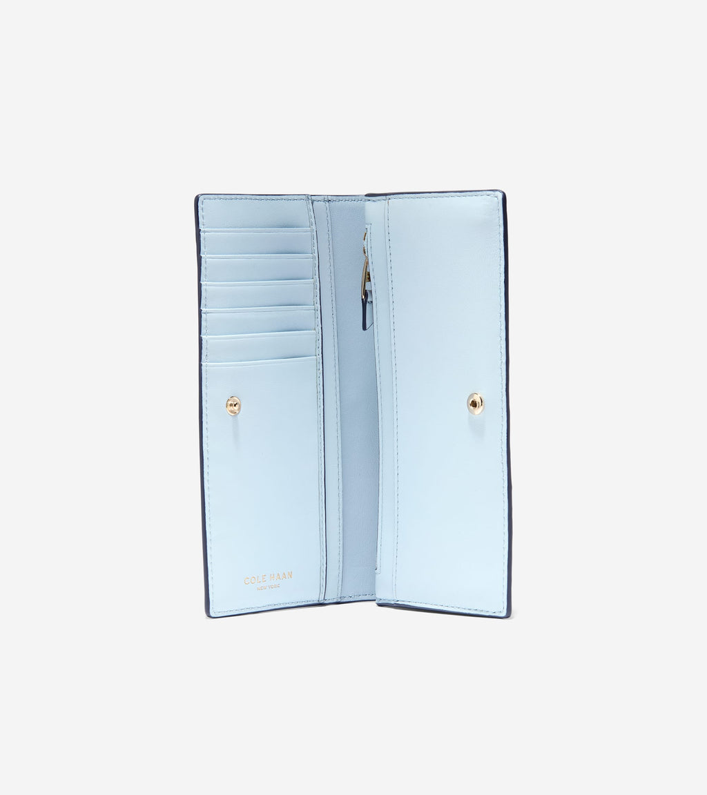 Women's Esme Vertical Wallet-Provincial Blue-Ballad Blue